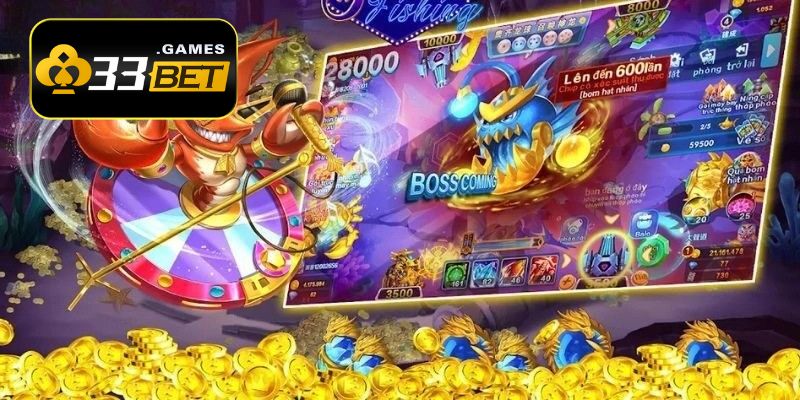 Game bắn cá H5 33BET với đồ họa sống động, âm thanh chân thực
